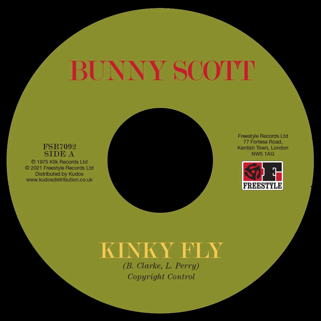 Kinky Fly / Sweet Loving Love by Bunny Scott