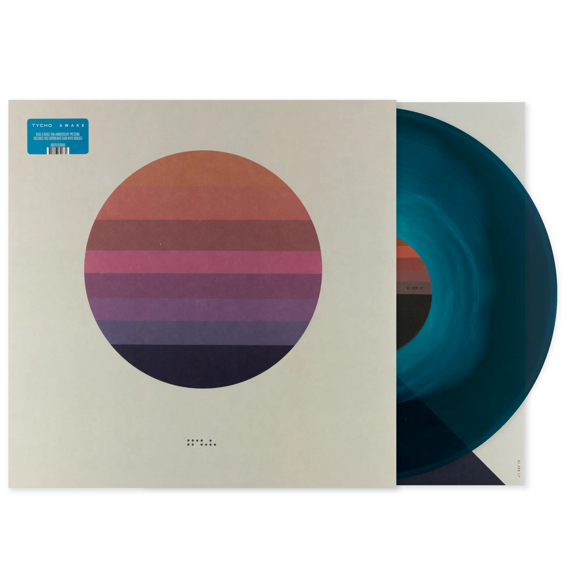 Awake (10th Anniversary Edition) [Blue & Beige Vinyl] by Tycho