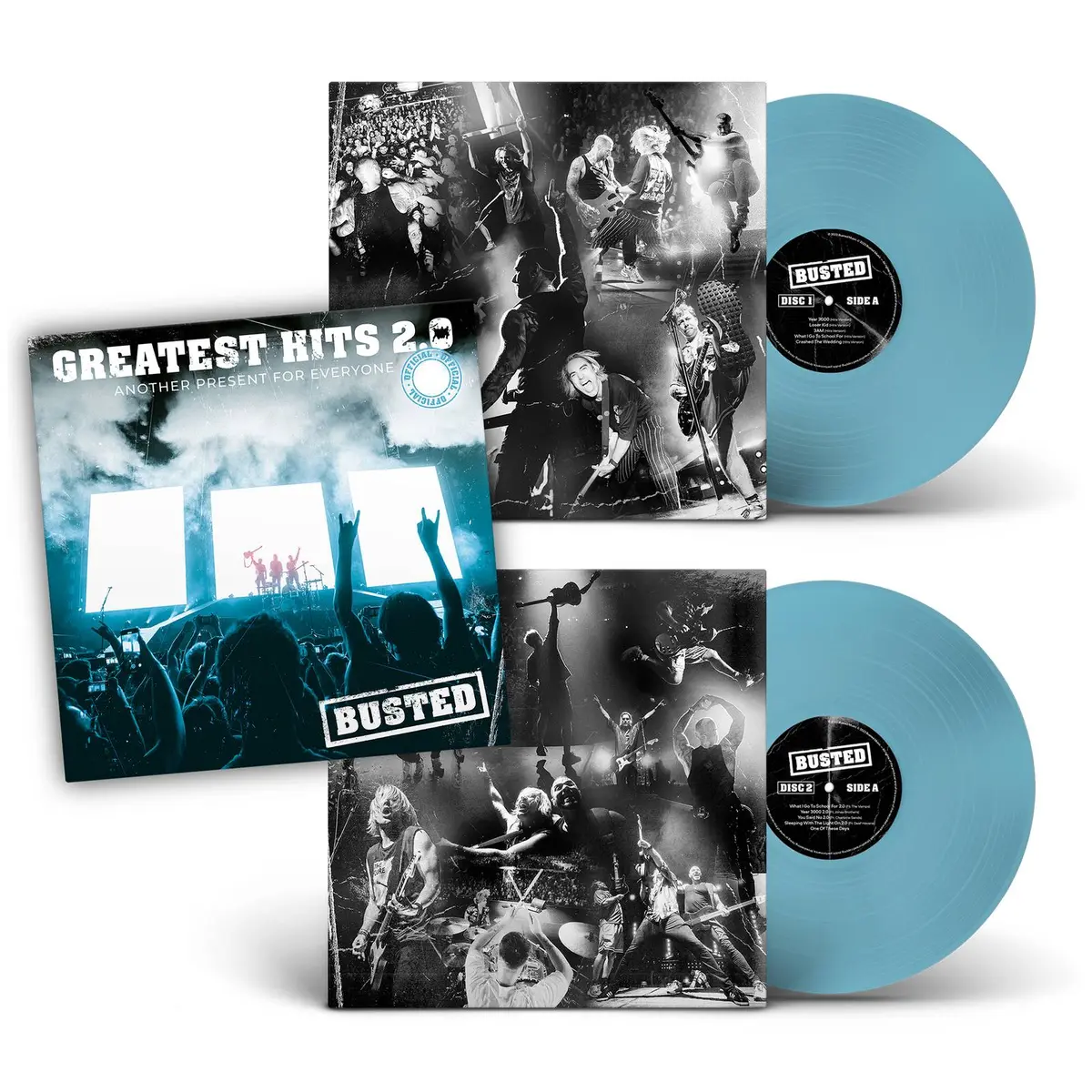 Greatest Hits 2.0 (Another Present For Everyone) [Opaque Blue Vinyl] by Busted