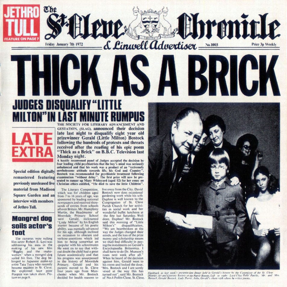 Thick as a Brick by Jethro Tull